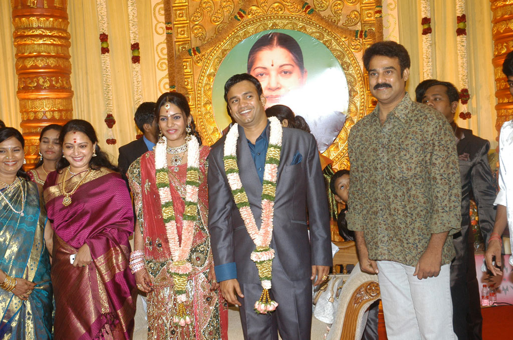 Actor Radharavi son wedding reception stills | Picture 40859